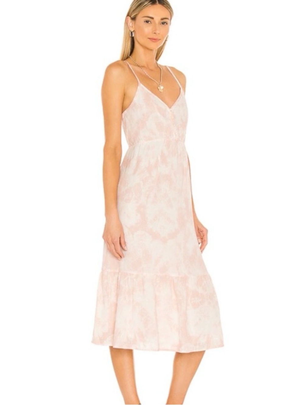 Rails Delilah Dress in Light Pink Tie Dye.
Size S